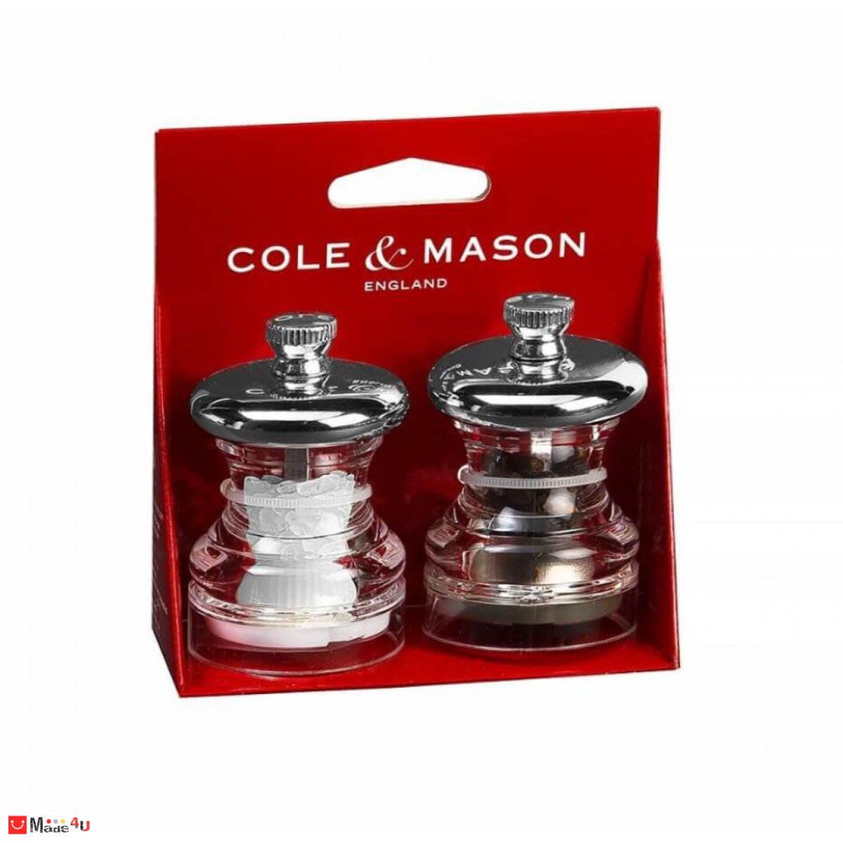 Мелнички за сол и пипер 2 броя PO3 - 6,5 см, COLE&MASON
