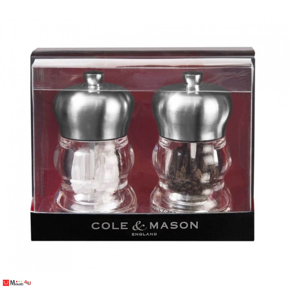 Сет 2 броя мелнички за сол и пипер -10см, ASCOT, COLE&MASON