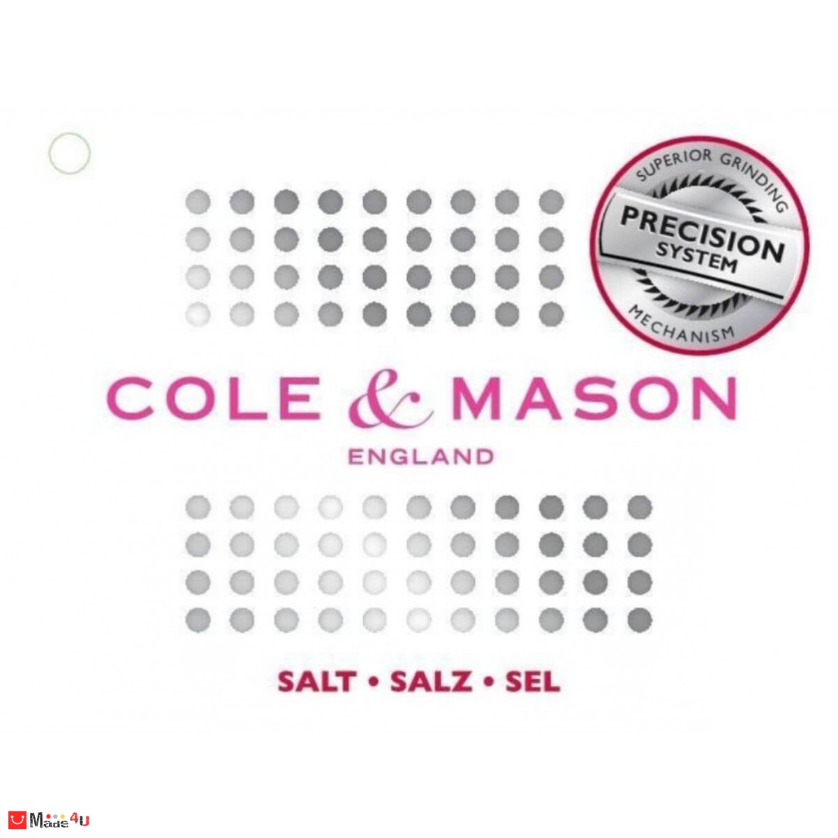 Сет 2 броя мелнички за сол и пипер -10см, ASCOT, COLE&MASON