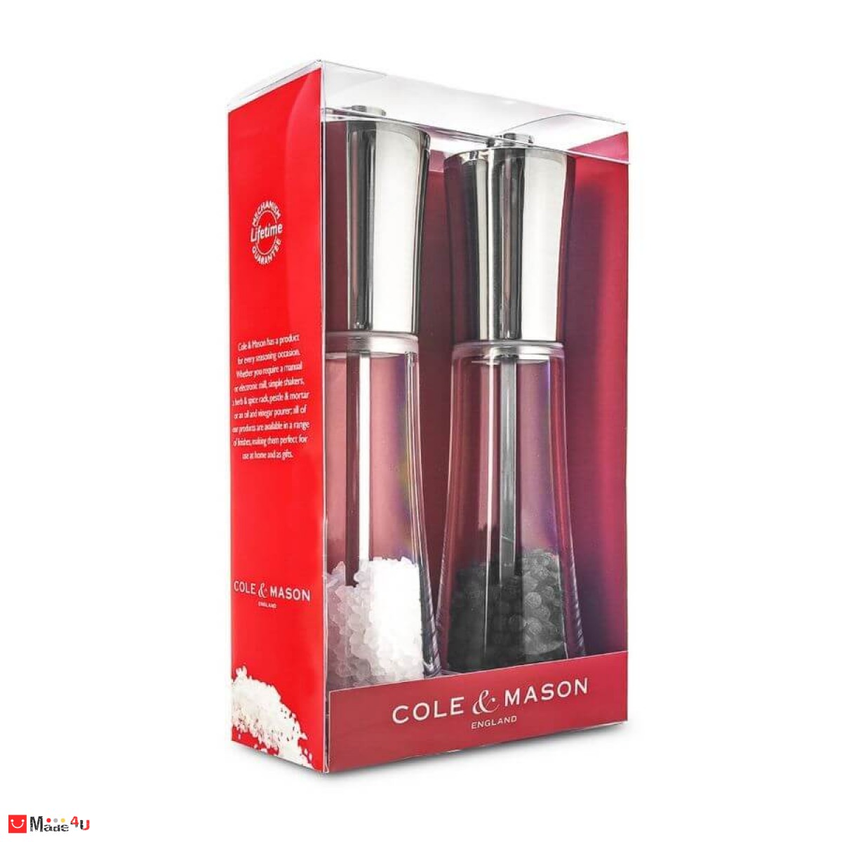 Комплект мелнички за сол и пипер 16,5 см - EVERYDAY, COLE&MASON
