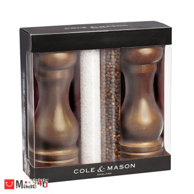 Подаръчен комплект мелнички за сол и пипер FOREST CAPSTAN, COLE & MASON