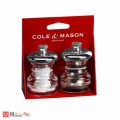 Мелнички за сол и пипер 2 броя PO3 - 6,5 см, COLE&MASON