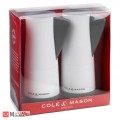Мелнички за сол и пипер OXLEY - комплект 2 броя 14,5см - цвят бял, COLE&MASON